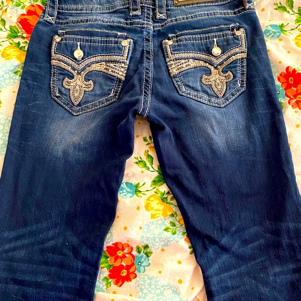 EUC Rock Revival crop jeans size 28